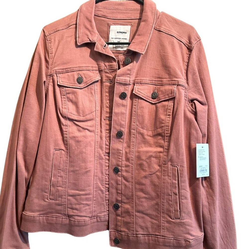 Women's Sonoma Pink Jacket Brand New Tag's Still on $25 Size Medium